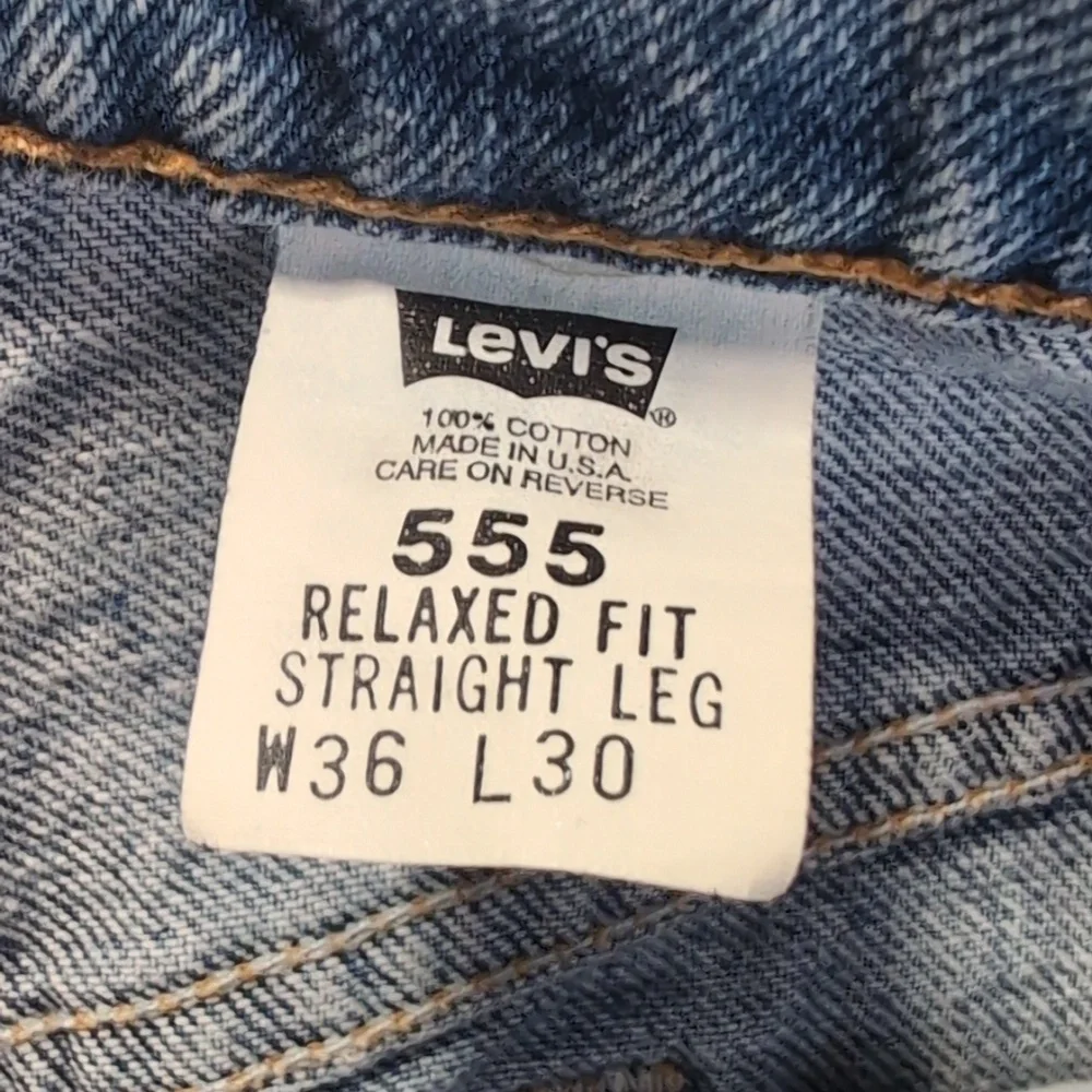 Vintage 1995 Levi’s 505 - Made in USA - Jeans Medium Wash - Size 36x30 - Picture 5 of 11